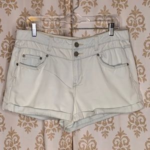 Aeropostale HIGH WAISTED SHORTY faded Jean shorts 10